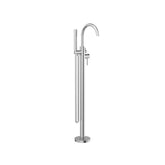 Nero Round Freestanding Bath Filler Mixer - Chrome